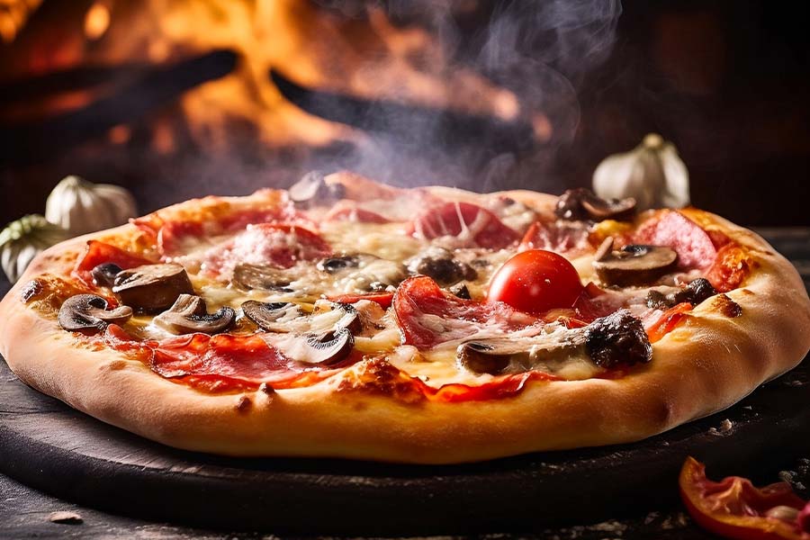 Steinofenpizza